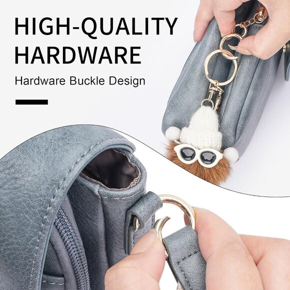 Small Crossbody Bags for Women Trendy, Leather Phone Wallet Purses Handbags Card - Picture 5 of 6